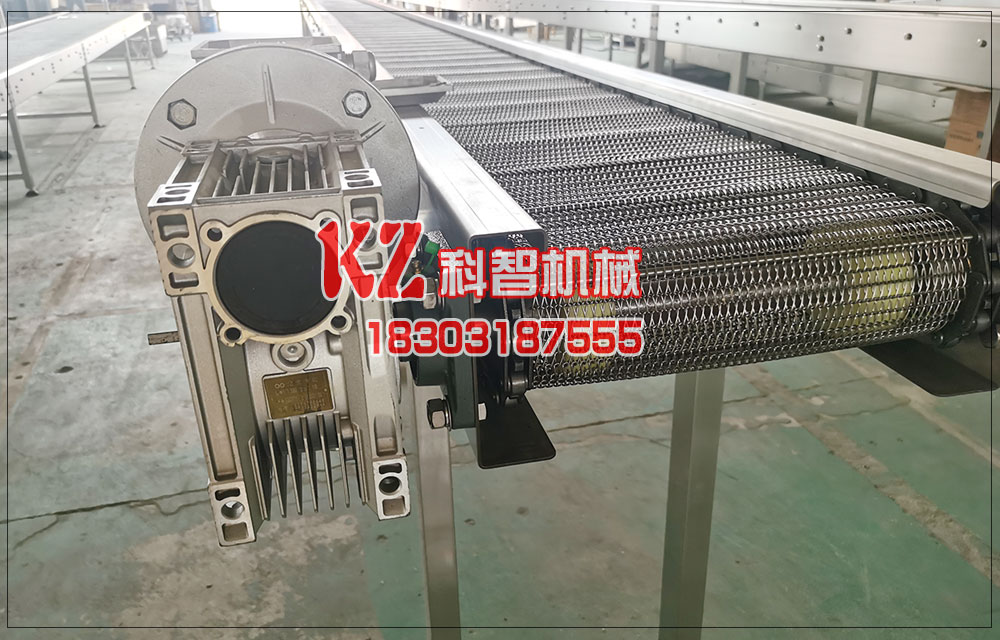 吸塑托盤不銹鋼輸送網帶輸送機
